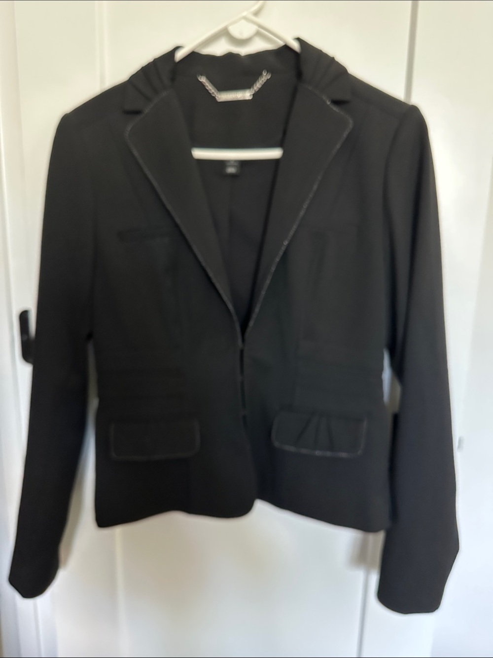 White House Black Market Black Tailored Women's Blazer
